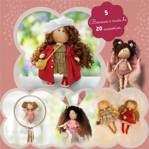 ✨ Combo Especial – 5 Bonecas Artesanais